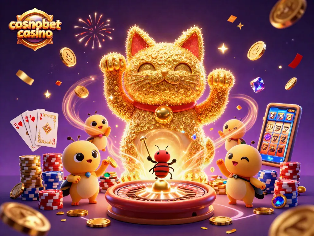 Experience excitement at cosmobet casino with lively promotions and colorful gaming elements.