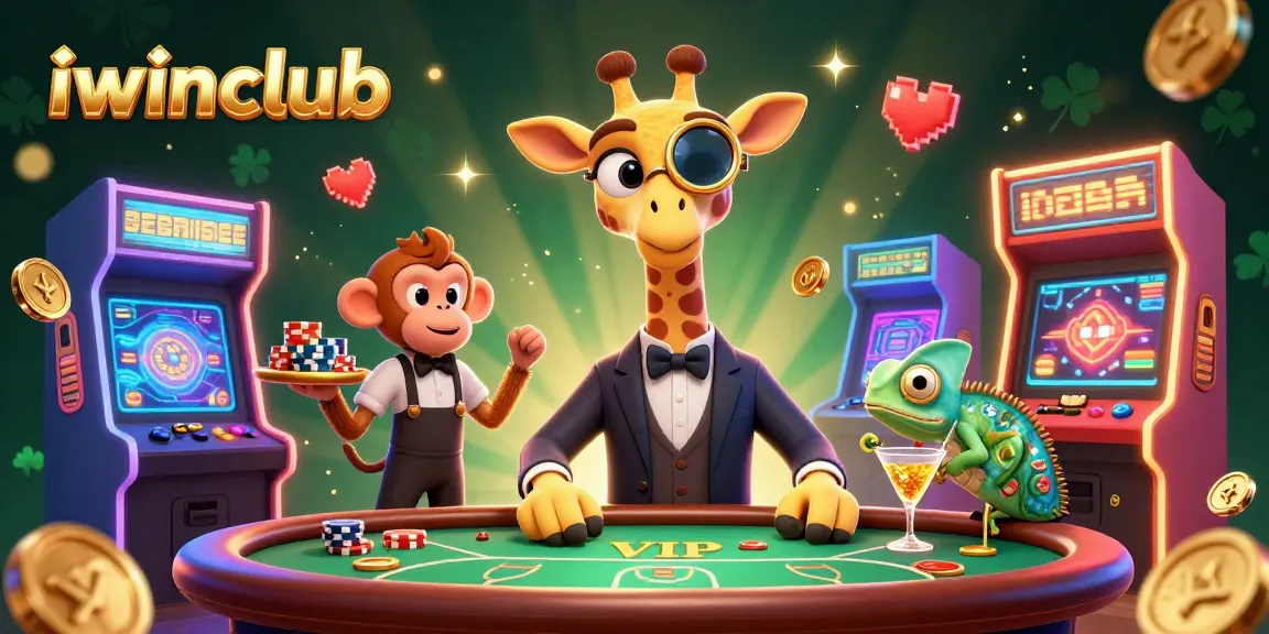 Engage with exciting games at iwinclub with vibrant graphics and high-stakes action in a thrilling casino scene.