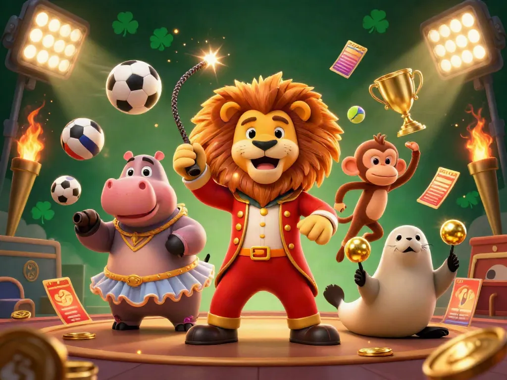 Experience the thrill of tài xỉu md5 with a lively 3D casino illustration featuring vibrant characters and game elements.