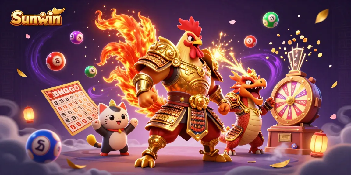 Play exciting games with Sunwin's vibrant gaming scene featuring thrilling lottery action.