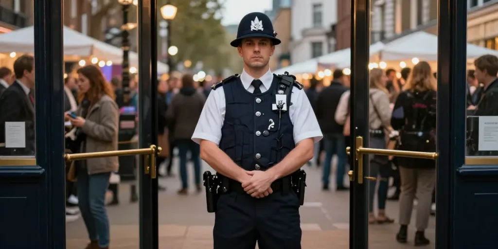 Trusted Security Guard providing professional safety at a local event.