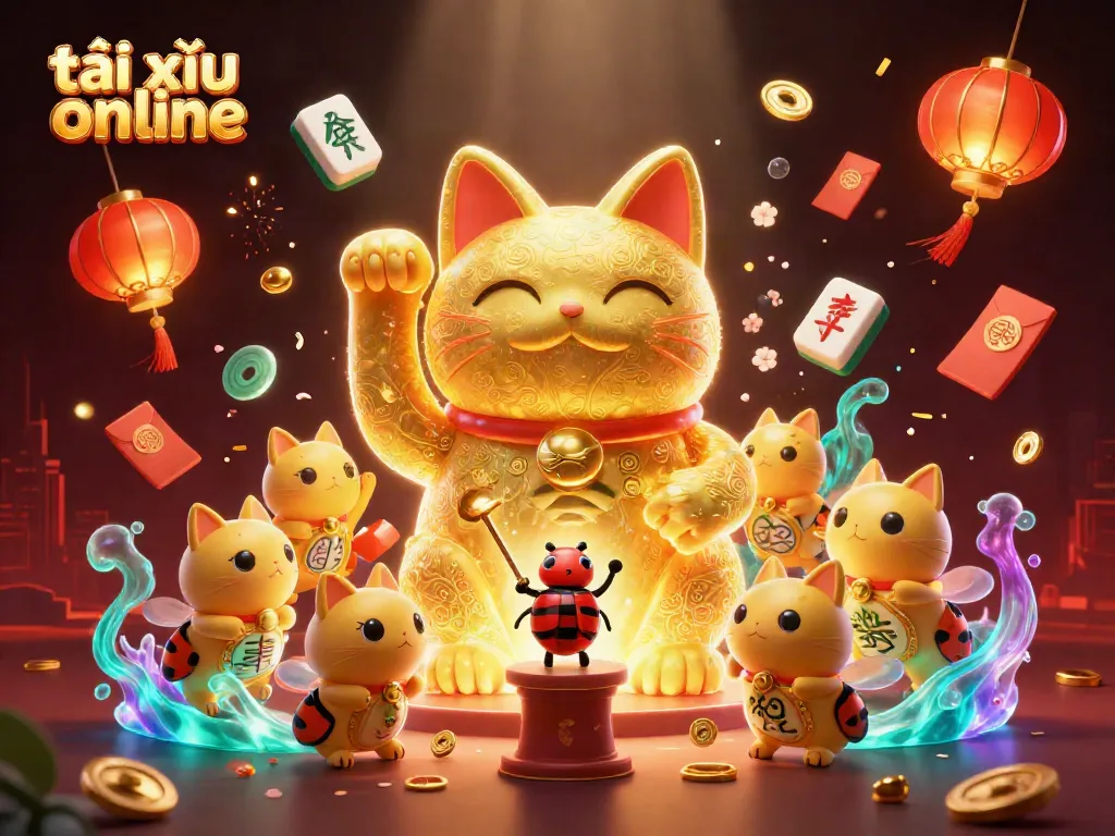 Tài xỉu online: Celebrating luck with dynamic casino elements and colorful visuals