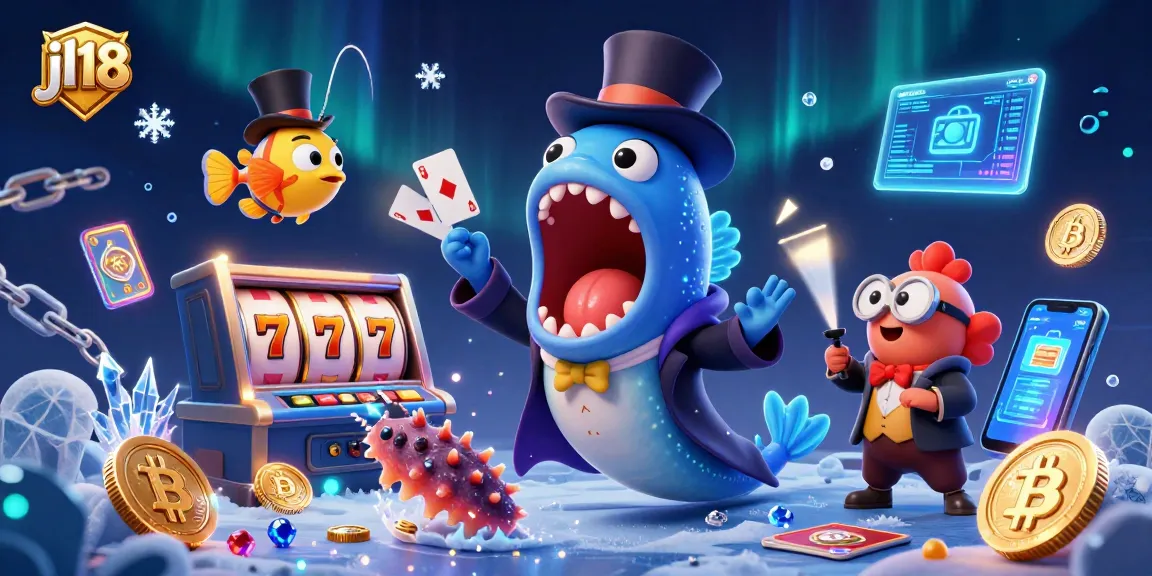 Experience the excitement of jl18 with vibrant slot game action displayed by magical sea creatures.