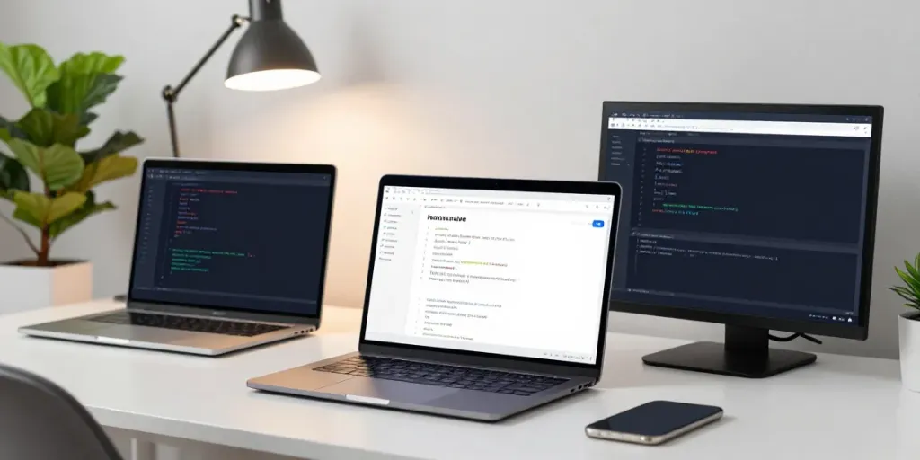 Discover cheap .co.uk renewal options in a modern tech workspace.