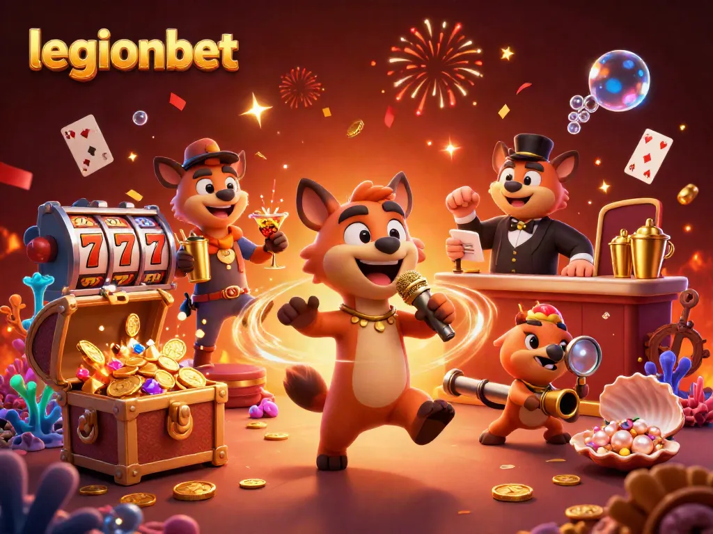 Experience the excitement of legionbet with hyenas running a comedy casino.