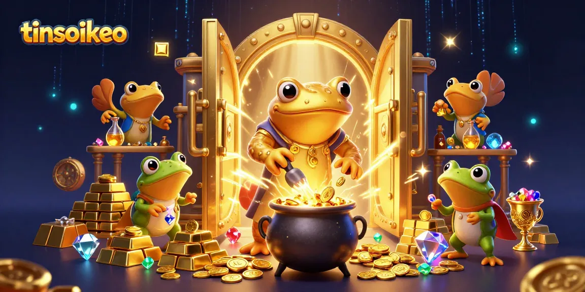 Engage with tinsoikeo's thrilling scene of golden alchemy and treasure in a dazzling laboratory.