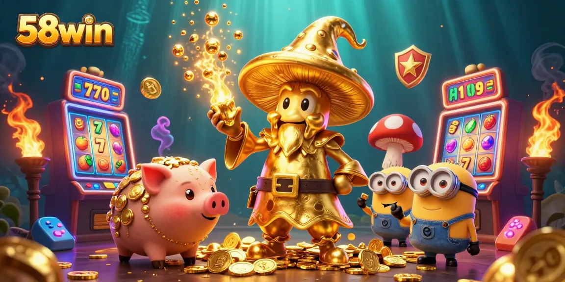 Experience thrilling gameplay at 58win with magical characters and vibrant slot machines.
