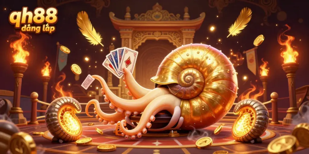 Experience seamless qh88 đăng nhập in a vibrant casino atmosphere with unique characters and dynamic effects.