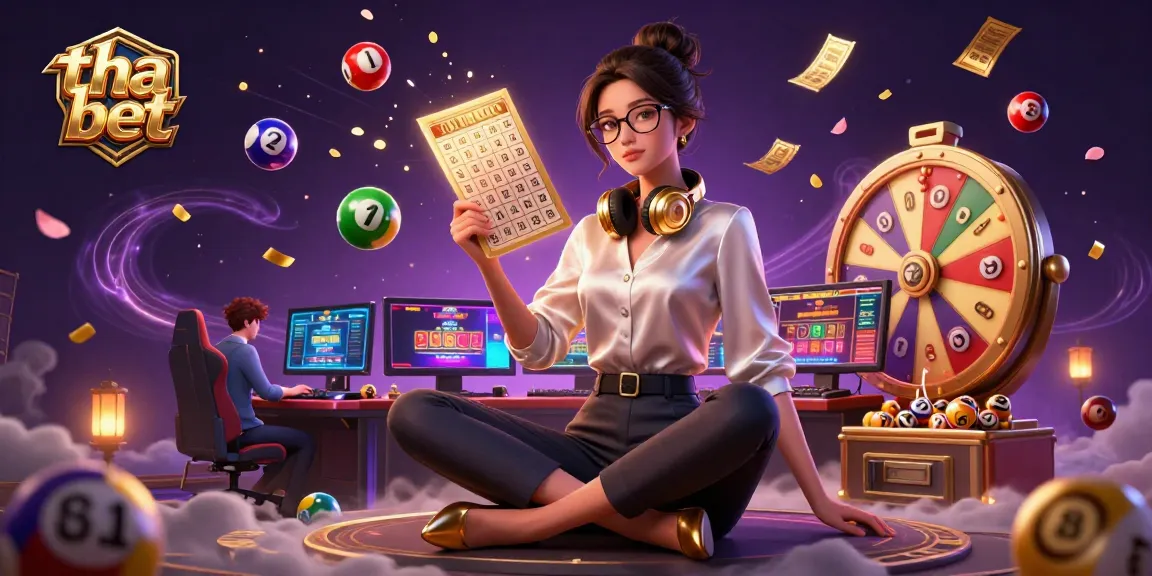 Play vibrant games and win with tha bet, surrounded by lively casino elements and prizes.
