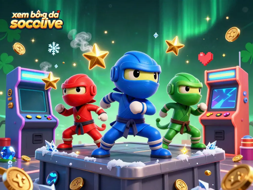 Engage in strategic betting while watching xem bóng đá socolive with vibrant 3D characters and casino elements.