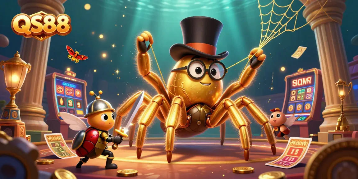 Engage with the excitement of QS88's casino universe filled with vibrant elements and characters.