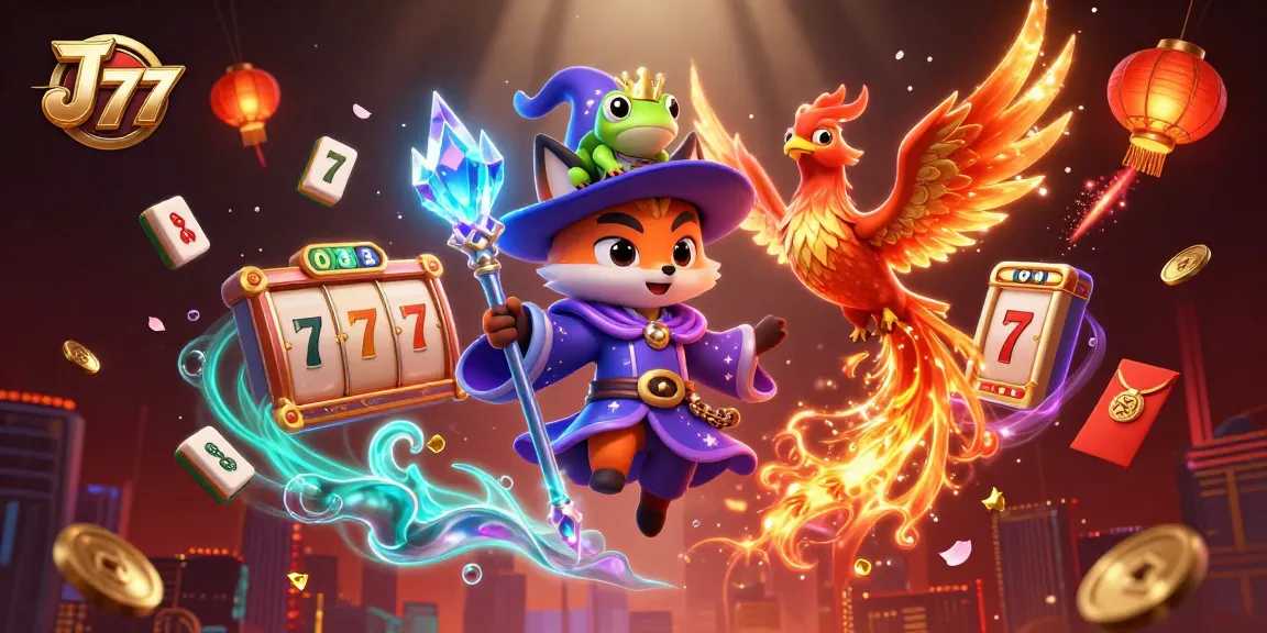 Engage in thrilling gaming at J 77 with vibrant slots and dynamic 3D visuals.